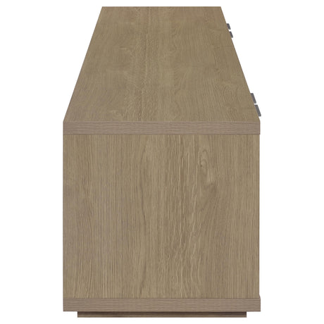 Ingram Latte 4-Door TV Stand for TVs up to 85" from Coaster - Luna Furniture