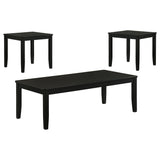 HP0426 Black 3-Piece Coffee Table Set from Coaster - Luna Furniture