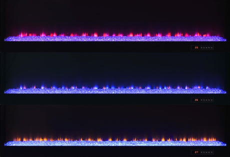 Mallory Black High Gloss TV Stand Fireplace Console Bluetooth Speaker from Coaster - Luna Furniture