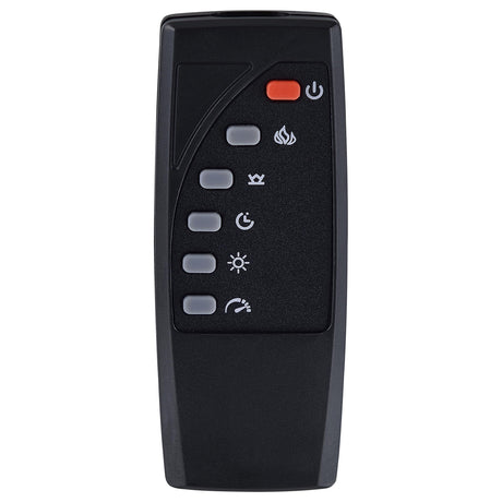 Mallory Black High Gloss TV Stand Fireplace Console Bluetooth Speaker from Coaster - Luna Furniture