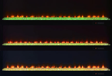 Mallory White High Gloss TV Stand Fireplace Console Bluetooth Speaker from Coaster - Luna Furniture