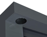 Mallory Gray High Gloss TV Stand Fireplace Console Bluetooth Speaker from Coaster - Luna Furniture