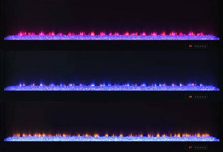 Mallory Gray High Gloss TV Stand Fireplace Console Bluetooth Speaker from Coaster - Luna Furniture