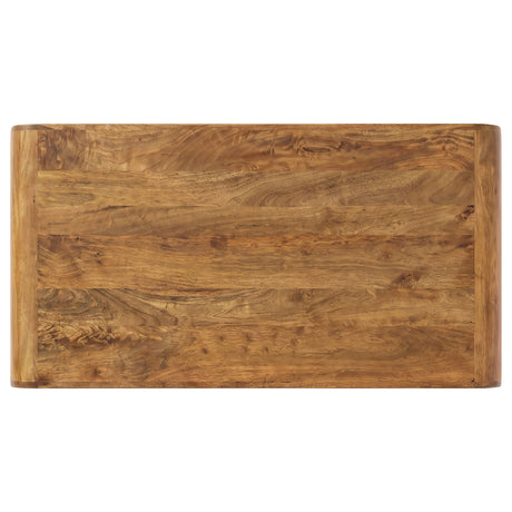 Booker Natural 2-Piece Mango Wood Coffee and End Table Set from Coaster - Luna Furniture