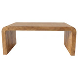 Booker Natural 3-Piece Mango Wood Coffee and End Table Set