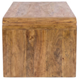 Booker Natural 3-Piece Mango Wood Coffee and End Table Set