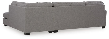 Ferne-Pike Charcoal 2-Piece Sectional with Chaise from Ashley Furniture - Luna Furniture