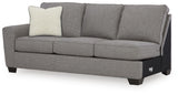 Ferne-Pike Charcoal Left-Arm Facing Sofa from Ashley Furniture - Luna Furniture