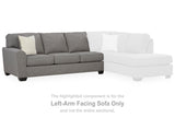 Ferne-Pike Charcoal Left-Arm Facing Sofa from Ashley Furniture - Luna Furniture