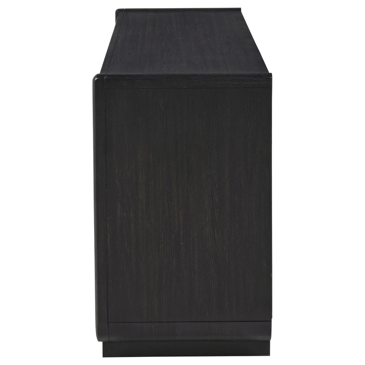 Leandro Burnished Black 72-inch 4-door TV Stand Media Console from Coaster - Luna Furniture