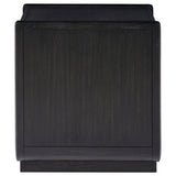 Leandro Burnished Black 1-drawer Wood Occasional Side End Table from Coaster - Luna Furniture