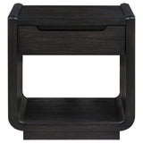 Leandro Burnished Black 3-piece Wood Coffee and End Table Set from Coaster - Luna Furniture