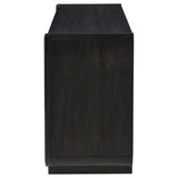 Leandro Burnished Black 2-drawer Entryway Sofa Console Table from Coaster - Luna Furniture