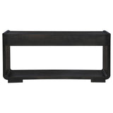 Leandro Burnished Black 2-drawer Entryway Sofa Console Table from Coaster - Luna Furniture