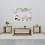 Benton Natural 3-Piece Solid Mango Coffee and End Table Set from Coaster - Luna Furniture