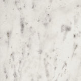 Haven Black Round Genuine White Marble Top End Side Table from Coaster - Luna Furniture