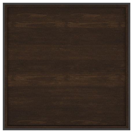 Fulton Dark Brown 30-inch Square Mango Wood Coffee Table from Coaster - Luna Furniture