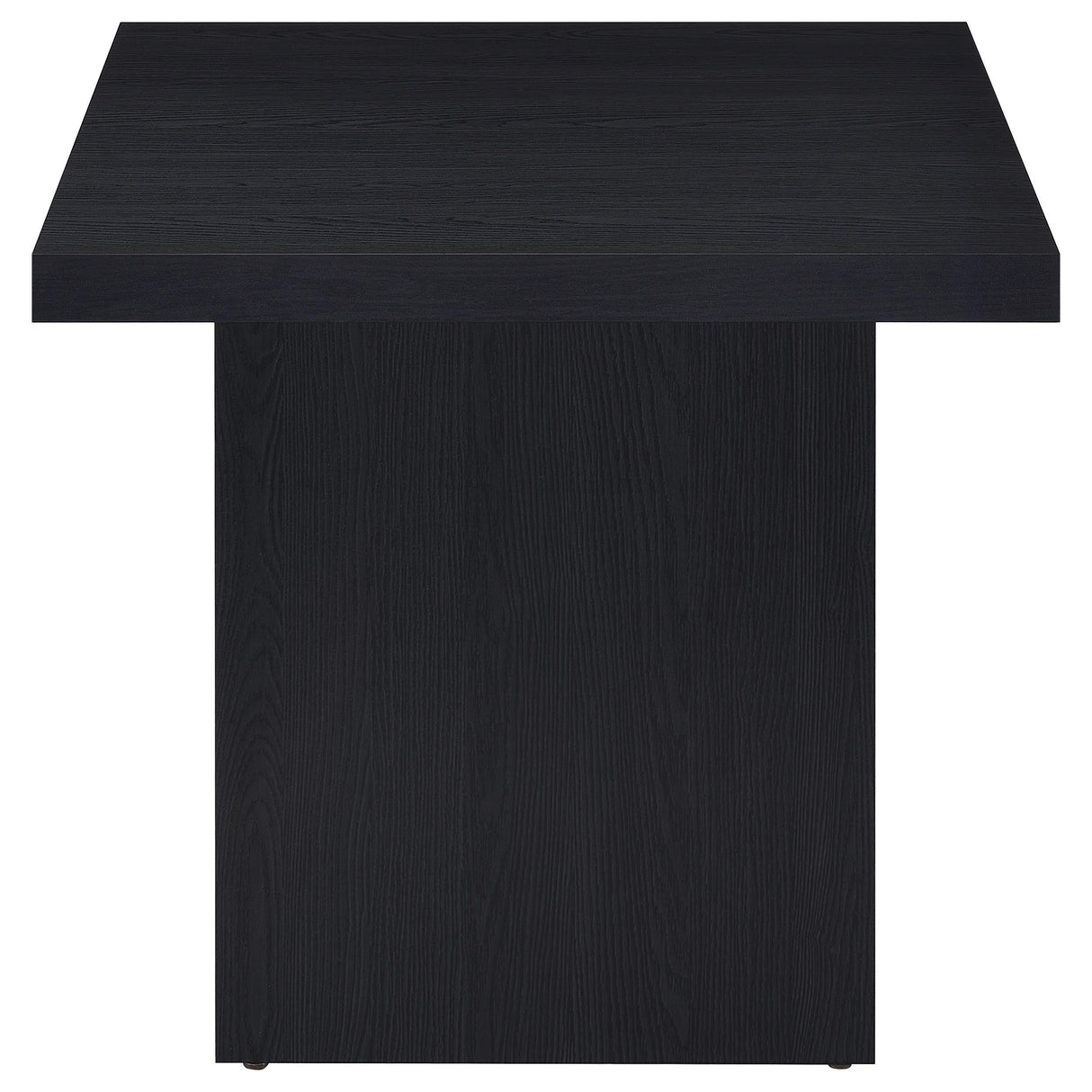 Max Black Square Laminate End Side Table from Coaster - Luna Furniture