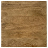 Butte Natural 2-Piece Mango Wood Coffee and End Table Set