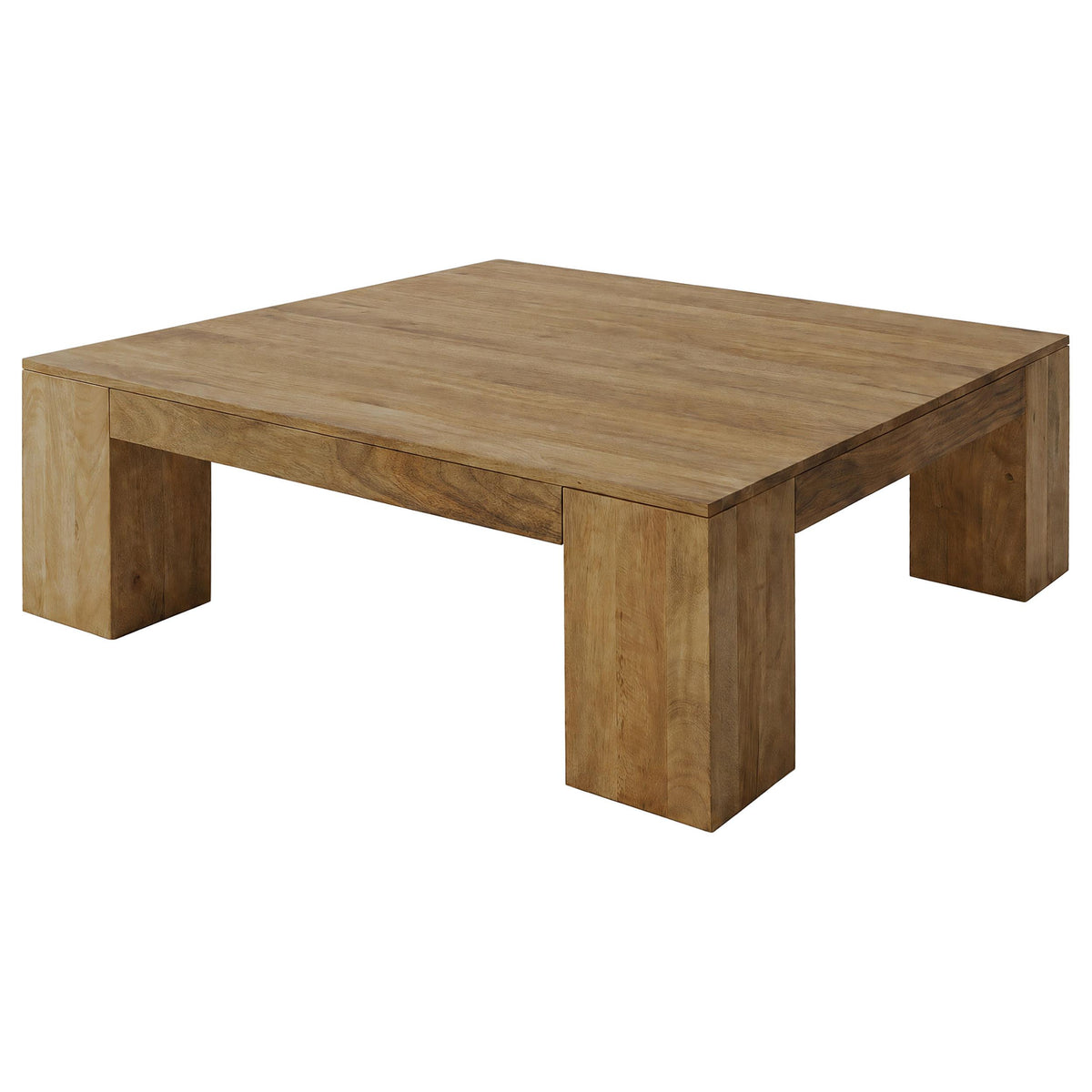 Butte Natural 2-Piece Mango Wood Coffee and End Table Set