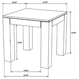 Butte Natural 3-Piece Mango Wood Coffee and End Table Set