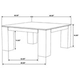 Butte Natural 3-Piece Mango Wood Coffee and End Table Set