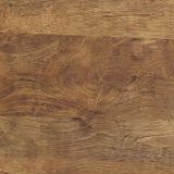 Coffey Light Brown Round Mango Wood End Table