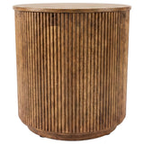 Coffey Light Brown 2-Piece Round Coffee and End Table Set