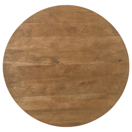 Coffey Light Brown 2-Piece Round Coffee and End Table Set from Coaster - Luna Furniture
