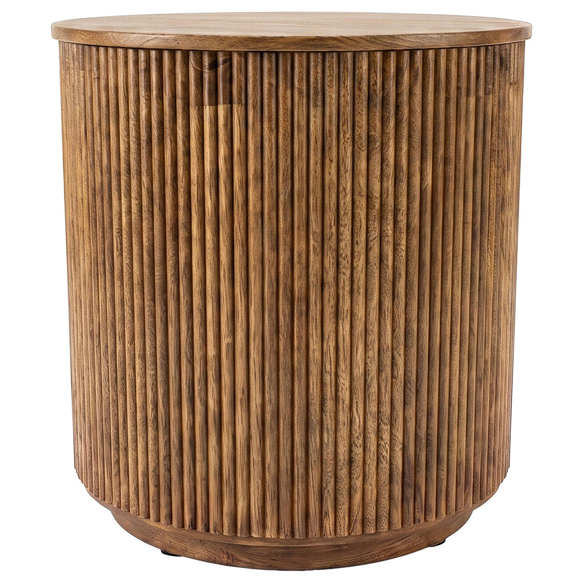 Coffey Light Brown 3-Piece Round Coffee and End Table Set