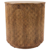 Coffey Light Brown 3-Piece Round Coffee and End Table Set