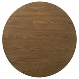 Franklin Dark Brown 2-piece Round Pedestal Coffee Table Set from Coaster - Luna Furniture