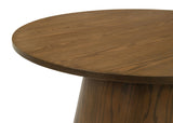 Franklin Dark Brown 2-piece Round Pedestal Coffee Table Set from Coaster - Luna Furniture