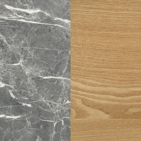 Bradley Gray and Natural Round Smart Top Cocktail Coffee Table from Coaster - Luna Furniture