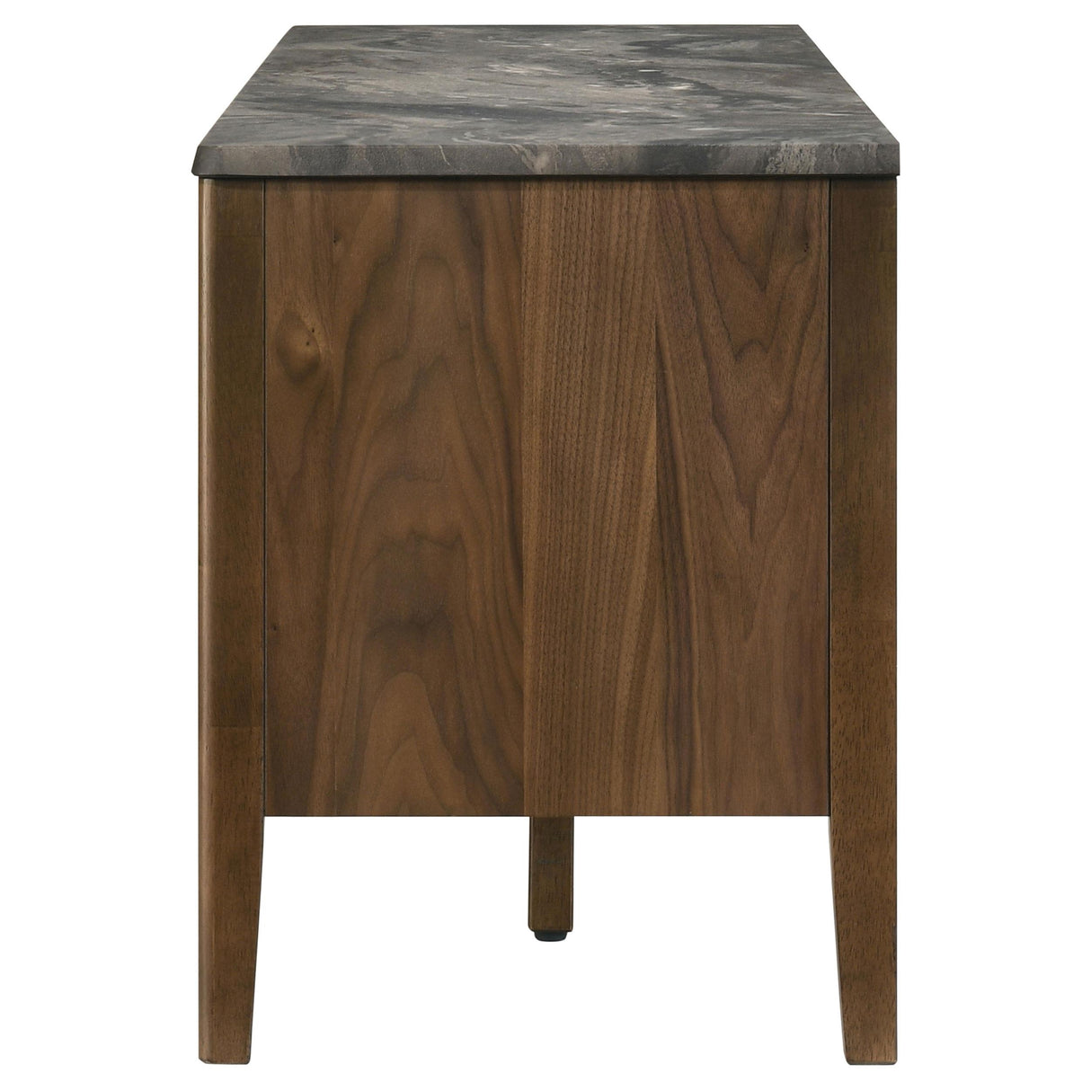 Bradley Smokey Gray and Brown 63-inch 2-Door Smart Top TV Stand from Coaster - Luna Furniture