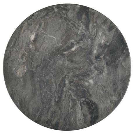 Bradley Smokey Gray and Brown Round Smart Top End Side Table from Coaster - Luna Furniture