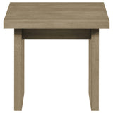 Decker Natural Oak 2-piece Coffee and End Table Set from Coaster - Luna Furniture