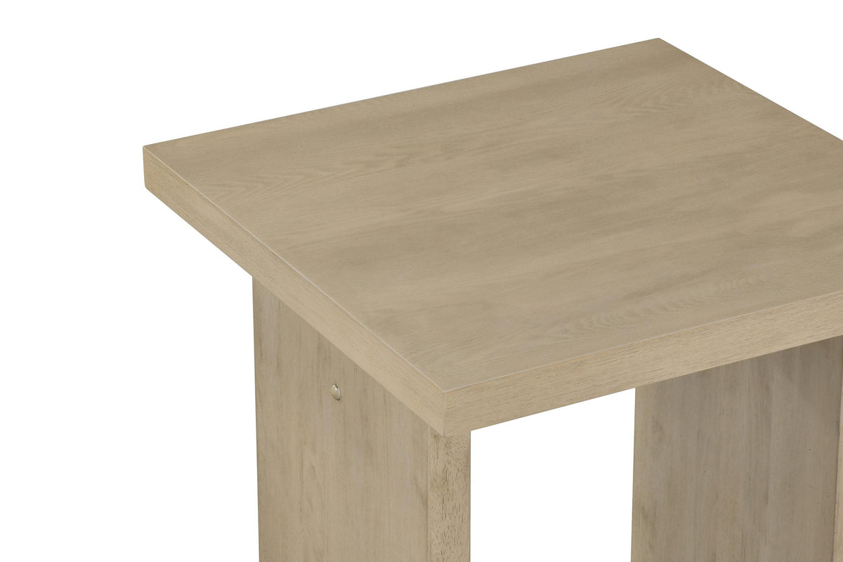 Decker Natural Oak 2-piece Coffee and End Table Set from Coaster - Luna Furniture