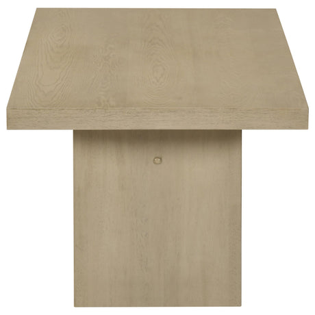 Decker Natural Oak 47-Inch Rectangular Cocktail Coffee Table from Coaster - Luna Furniture