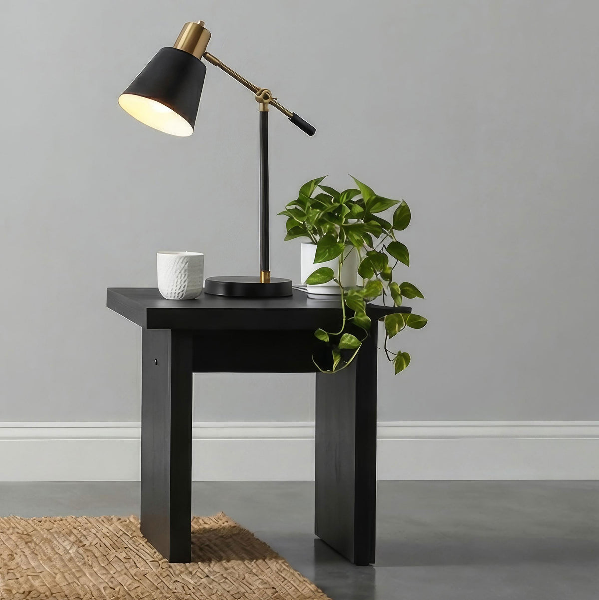 Decker Black Square Occasional Side End Table from Coaster - Luna Furniture