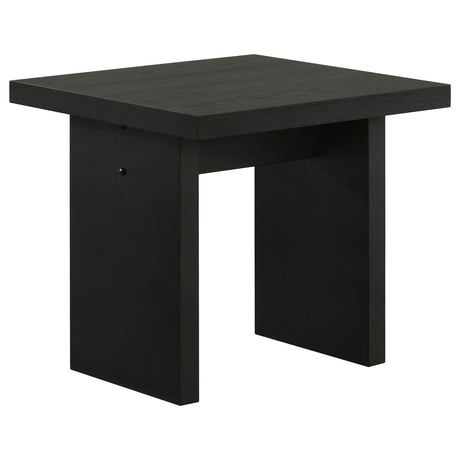 Decker Black Square Occasional Side End Table from Coaster - Luna Furniture