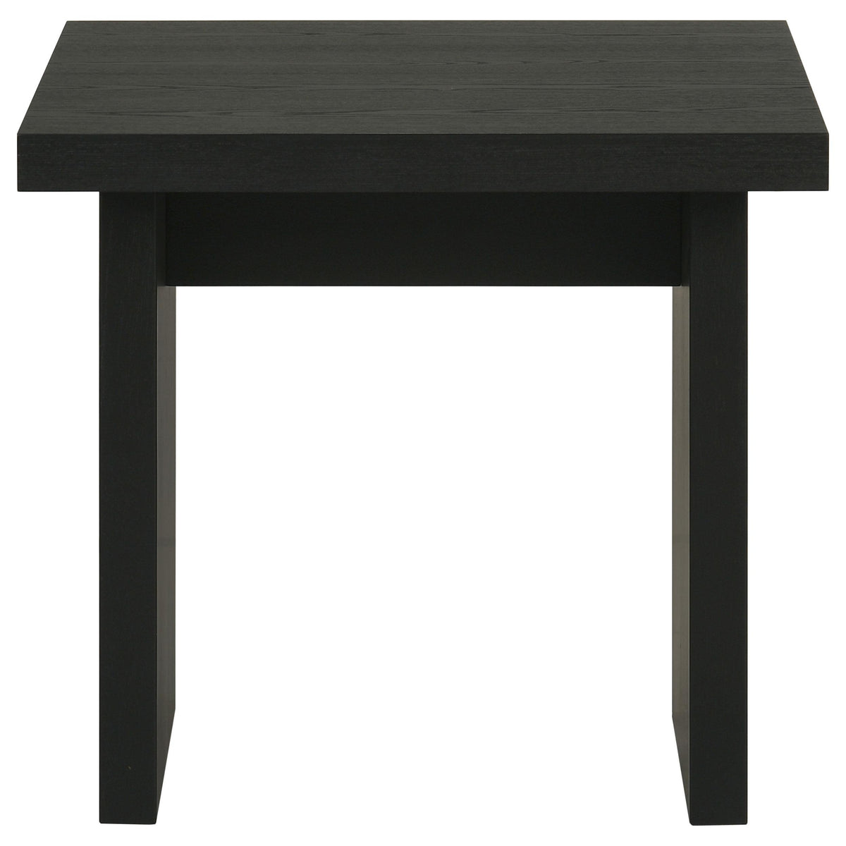 Decker Black Square Occasional Side End Table from Coaster - Luna Furniture