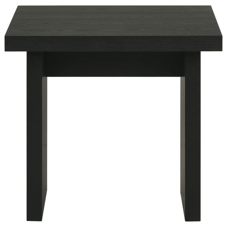 Decker Black Square Occasional Side End Table from Coaster - Luna Furniture
