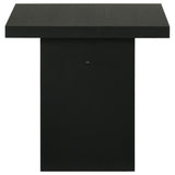 Decker Black Square Occasional Side End Table from Coaster - Luna Furniture