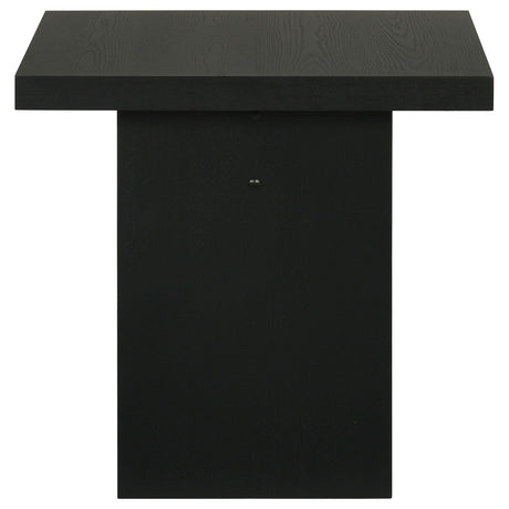 Decker Black Square Occasional Side End Table from Coaster - Luna Furniture