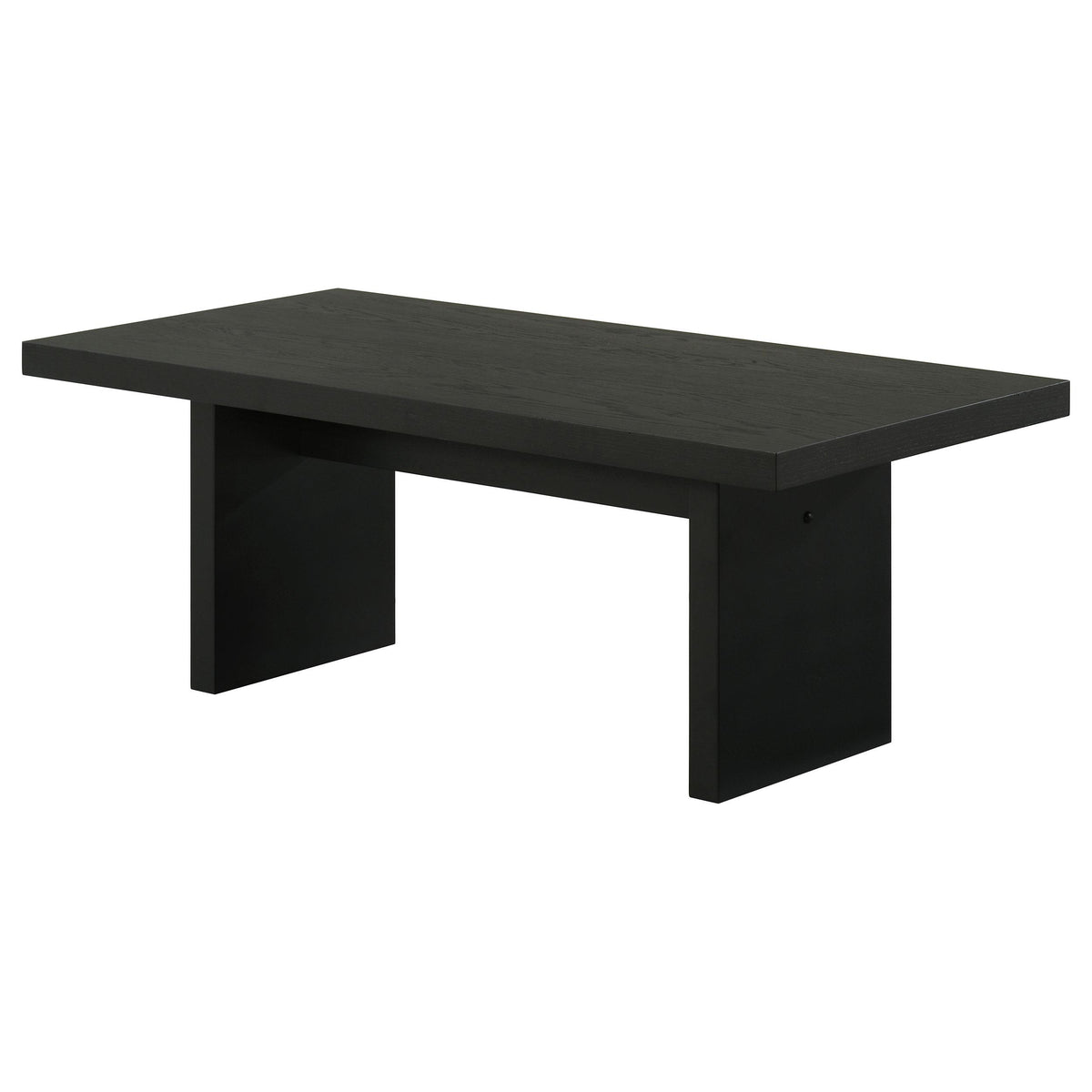 Decker Black 47-Inch Rectangular Cocktail Coffee Table from Coaster - Luna Furniture
