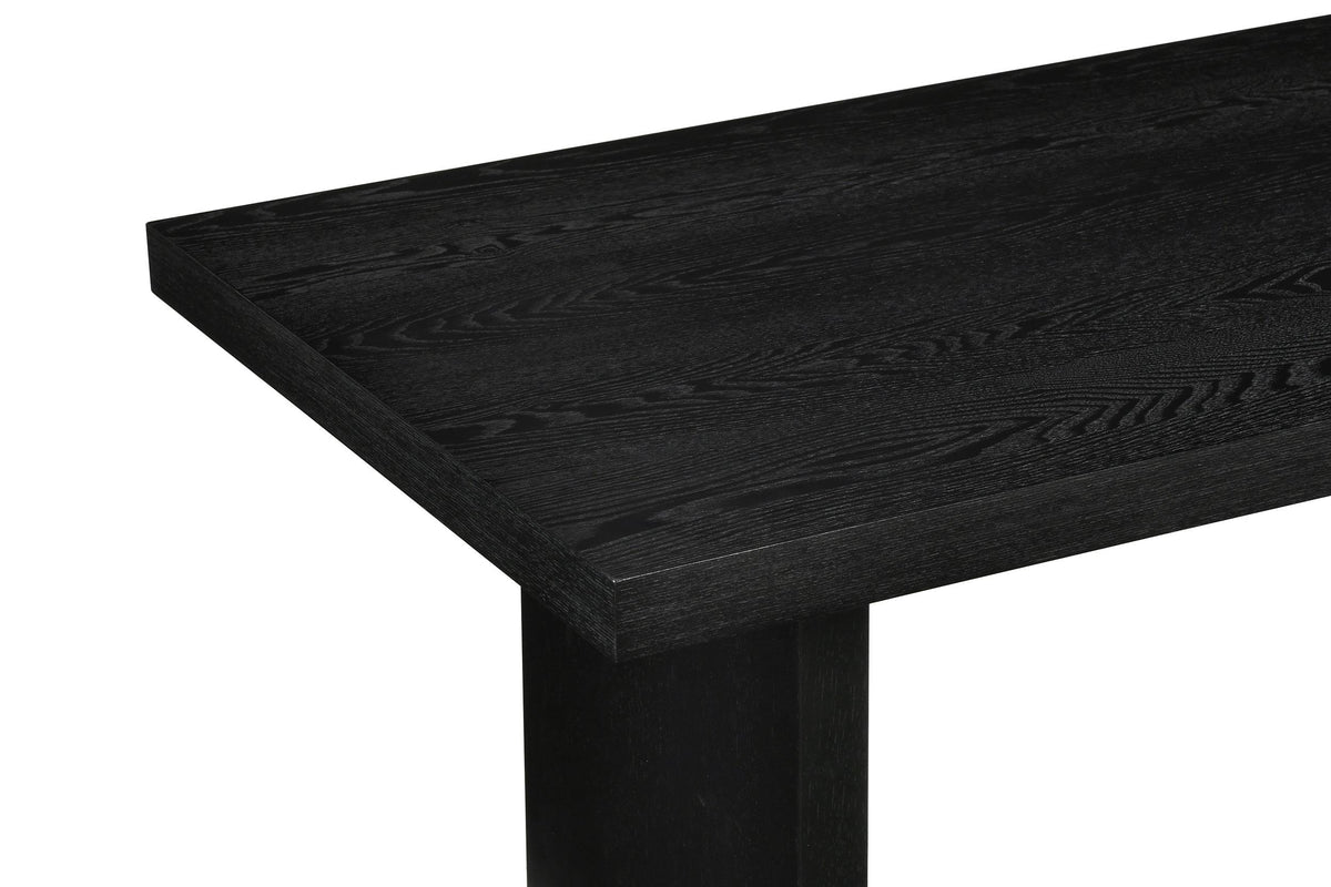 Decker Black 47-Inch Rectangular Cocktail Coffee Table from Coaster - Luna Furniture