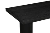 Decker Black 47-Inch Rectangular Cocktail Coffee Table from Coaster - Luna Furniture