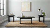 Decker Black 47-Inch Rectangular Cocktail Coffee Table from Coaster - Luna Furniture