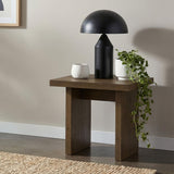 Decker Walnut Square Occasional Side End Table from Coaster - Luna Furniture